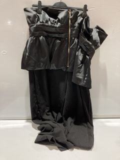 BOX OF DESIGNER CLOTHES TO INCLUDE FOREVER UNIQUE BLACK JUMPSUIT SIZE 24