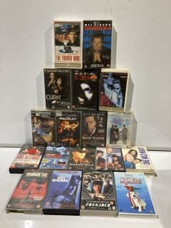 BOX OF VHS VIDEO CASSETTES TO INCLUDE RONIN