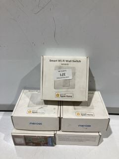 5 X MEROSS SMART WI-FI WALL SWITCH