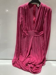 BOX OF DESIGNER CLOTHES TO INCLUDE FOREVER UNIQUE PINK MAXI DRESS SIZE 8