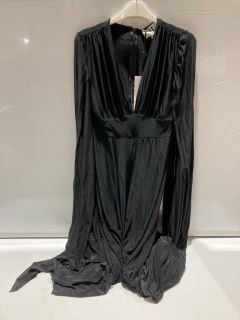 BOX OF DESIGNER CLOTHES TO INCLUDE FOREVER UNIQUE BLACK MAXI DRESS SIZE 16