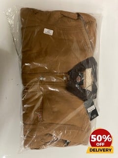 DICKIES DUCK CANVAS CHORE JACKET SW BROWN XL TOTAL RRP £145