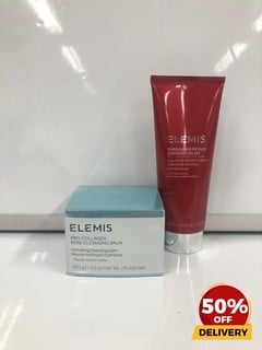 A COLLECTION OF ELEMIS TO INCLUDE ELEMIS PRO-COLLAGEN ROSE CLEANSING BALM 100G & ELEMIS FRANGIPANI MONOI SHOWER CREAM 200ML TOTAL RRP£103