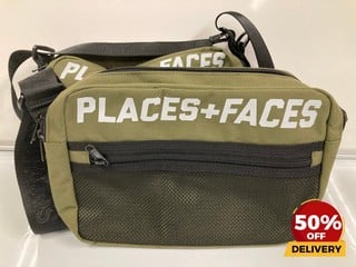 2 X PLACES + FACES KHAKI WAIST BAG TOTAL RRP £118