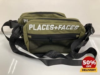 2 X PLACES + FACES KHAKI WAIST BAG TOTAL RRP £118