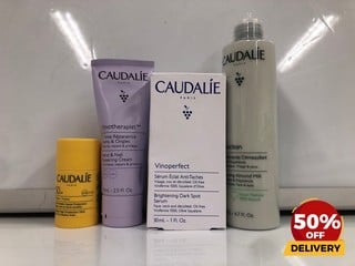 A COLLECTION OF CAUDALIE TO INCLUDE INVISIBLE HIGH PROTECTION STICK 50 SPF 15G  CLEANSING ALMOND MILK 200ML TOTAL RRP £112