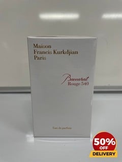 MAISON FRANCIS KURKDJIAN PARIS BACCACAT ROUGE 540 EAU DE PARFUM 70ML (SEALED UNIT)  RRP £245