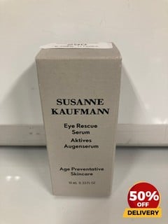 1 X SUSANNE KAUFMANN EYE RESCUE SERUM 10ML RRP £80