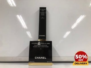 A COLLECTION OF CHANEL TO INCLUDE CHANEL NATURAL FINISH LOOSE POWDER 10 PODS NET 30G & CHANEL PRECISION EYE DEFINER PODS NET 1.2G - O1 NOIR BLACK TOTAL RRP £124