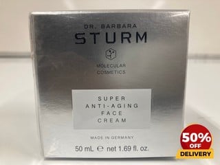 DR BARBARA STURM SUPER ANTI-AGING FACE CREAM 50ML RRP £168