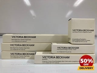 COLLECTION OF VICTORIA BECKHAM TO INCLUDE CRYSTAL INFUSED EYESHADOW 5 G SATIN KAJAL LINER 1.2G TOTAL RRP £187