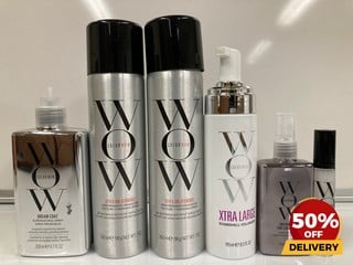 COLLECTION OF COLOUR WOW TO INCLUDE POP AND LOCK HIGH GLOSS FINISH 12ML DREAMCOAT SUPERNATURAL SPRAY 200ML TOTAL RRP £234