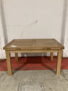 OAK FURNITURELAND NATURAL SOLID OAK DINING TABLE RRP £580