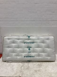 BRITISH NATURAL COLLECTION PILLOWTOP 11000 MATTRESS FIRMER TENSION SINGLE RRP £1,799