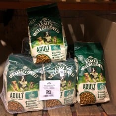 10 X JAMES WELLBELOVED ADULT DUCK AND RICE DOG FOOD 10/10/24: LOCATION - RACK(COLLECTION OR OPTIONAL DELIVERY AVAILABLE)