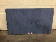 JOHN LEWIS BLUE HEADBOARD: LOCATION - RACK(COLLECTION OR OPTIONAL DELIVERY AVAILABLE)