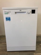 BEKO FREESTANDING DISHWASHER DVN04X20W £249: LOCATION - BOOTH(COLLECTION OR OPTIONAL DELIVERY AVAILABLE)