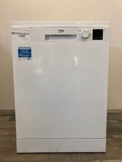 BEKO FREESTANDING DISHWASHER DVN04X20W £249: LOCATION - BOOTH(COLLECTION OR OPTIONAL DELIVERY AVAILABLE)