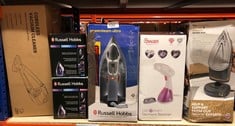 QUANTITY OF KITCHEN & APPLIANCES ITEMS TO INCLUDE RUSSELL HOBBS POWER STEAM ULTRA IRON, CERAMIC NON-STICK SOLEPLATE, 210G STEAM SHOT, 70G CONTINUOUS STEAM, 350ML WATER TANK, SELF-CLEAN, ANTI-CALC & A