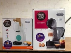 QUANTITY OF KITCHEN & APPLIANCES ITEMS TO INCLUDE DOLCE GUSTO EDG 210.W PICCOLO XS WHITE POD COFFEE MACHINE, ALUMINIUM, 1600 W: LOCATION - A RACK