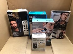 QUANTITY OF HEALTH & BEAUTY ITEMS TO INCLUDE BRAUN ALL-IN-ONE STYLE KIT SERIES 7 MGK 7410, BEARD TRIMMER MEN RECHARGEABLE, 10-IN-1 KIT FOR HAIR CLIPPERS MEN CORDLESS, BEARD TRIMMER FOR MEN, HAIR AND