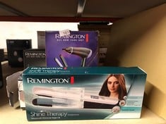 QUANTITY OF ITEMS TO INCLUDE REMINGTON HAIR STRAIGHTENER AND HAIR DRYER (HAIR CARE GIFT SET: SLIM CERAMIC HAIR STRAIGHTENER AND 2000W HAIR DRYER WITH CONCENTRATOR) STYLE ESSENTIALS D3016GP: LOCATION