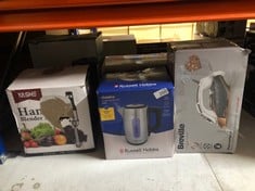 QUANTITY OF KITCHEN & APPLIANCES ITEMS TO INCLUDE RUSSELL HOBBS KETTLE: LOCATION - C RACK