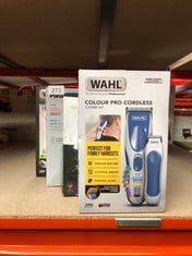 QUANTITY OF HEALTH & BEAUTY ITEMS TO INCLUDE 4 X WAHL COLOUR PRO CORDLESS COMBI KIT, HAIR CLIPPERS FOR MEN, HEAD SHAVER, MEN'S HAIR CLIPPERS WITH BEARD TRIMMER, CLIPPER AND TRIMMER, EASY TO USE, GROO