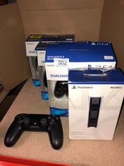 QUANTITY OF TECH & GAMING ITEMS TO INCLUDE SONY PLAYSTATION DUALSHOCK 4 WIRELESS CONTROLLER - BLACK: LOCATION - C RACK