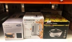 QUANTITY OF KITCHEN & APPLIANCES ITEMS TO INCLUDE RUSSELL HOBBS MEDIUM RICE COOKER: LOCATION - C RACK