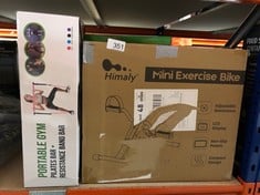 QUANTITY OF SPORTS & EXERCISE ITEMS TO INCLUDE MINI EXERCISE BIKE : LOCATION - D RACK