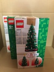 3 X LEGO CHRISTMAS TREE TOY BUILDING SET FOR 9 PLUS YEAR OLD BOYS & GIRLS, COLLECTIBLE FESTIVE DECORATION FOR HOME DECOR, ENCOURAGES IMAGINATIVE PLAY, FAMILY CRAFTS ACTIVITY, GIFT IDEA FOR KIDS 40573