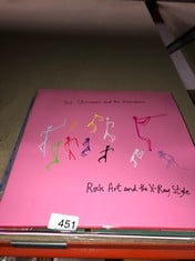 QUANTITY OF VINYLS TO INCLUDE ROCK ART AND THE X-RAY STYLE [VINYL]: LOCATION - E RACK