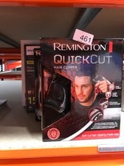 QUANTITY OF ITEMS TO INCLUDE REMINGTON QUICK CUT HAIR CLIPPERS (CORDLESS, 40-MINUTE USAGE, QUICK CHARGE, CURVE CUT BLADE TECHNOLOGY, CLEANER MORE EVEN CUT, GRADING, TAPERING & TRIMMING, 9 GUIDE COMBS