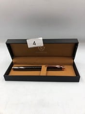 RUCKSTUHL STAINLESS STEEL LUXURY PEN IN GIFT BOX -HAND ASSEMBLED- RRP £80: LOCATION - A RACK