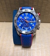 FESTINA ANALOG WATCH UNISEX BLUE/RED STRAP : LOCATION - A RACK