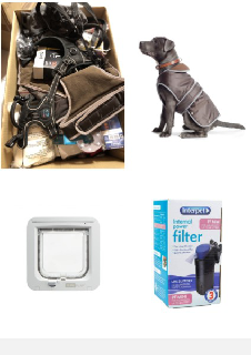 QUANTITY OF PET PRODUCTS ITEMS TO INCLUDE INTERPET INTERNAL POWER FILTER : LOCATION - A RACK