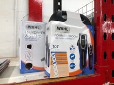 WAHL COMPLETE GROOM DOG CLIPPER & TRIMMER KIT, CLIPPERS FOR DOGS, FULL COAT GROOMING, LOW NOISE CORDED PET CLIPPERS, PET TRIMMERS, GROOM PETS AT HOME & WAHL HAIRDRYER & STAND FOR PETS: LOCATION - A R