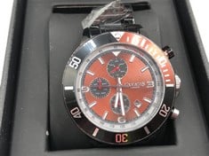 GAMAGES OF LONDON LIMITED EDITION HAND ASSEMBLED ACQUIRER AUTOMATIC BLACK WATCH SKU:GA1322 RRP £725:: LOCATION - A RACK