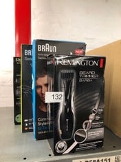 QUANTITY OF HEALTH & BEAUTY ITEMS TO INCLUDE REMINGTON BARBA BEARD TRIMMER (ADVANCED CERAMIC BLADES, POP-UP DETAIL TRIMMER, ADJUSTABLE ZOOM WHEEL, 9 LENGTH SETTINGS, COMB ATTACHMENT, CORD OR CORDLESS