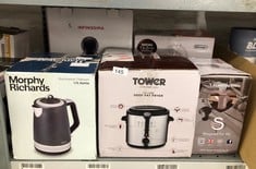 QUANTITY OF KITCHEN & APPLIANCES ITEMS TO INCLUDE MORPHY RICHARDS ILLUMINATION 1.7L JUG KETTLE, RAPID BOIL, BOIL DRY PROTECTION, PULL OFF LID, LIMESCALE FILTER, EASY VIEW WINDOW, 360 CORDLESS BASE, S