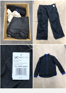 QUANTITY OF CLOTHING TO INCLUDE CHINOS 52W 28L: LOCATION - BACK RACK