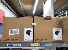 2 X SALOMON PIONEER LT ACCESS SNOW SPORTS HELMETS 59-62CM & 62-64CM: LOCATION - BACK RACK