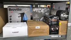 QUANTITY OF KITCHEN & APPLIANCE ITEMS TO INCLUDE BREVILLE HOT CUP HOT WATER DISPENSER: LOCATION - BACK RACK