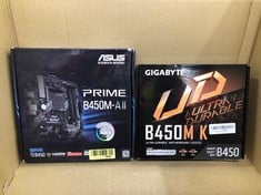 ASUS PRIME B450M-A II GAMING MOTHERBOARD & GIGABYTE B450M K GAMING MOTHERBOARD: LOCATION - B RACK