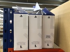 3 X SONY PLAYSTATION DUAL SENSE PS5 CONTROLLERS: LOCATION - B RACK