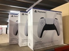 3 X SONY PLAYSTATION 5 DUALSENSE CONTROLLERS: LOCATION - B RACK