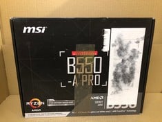 MSI B550-A PRO GAMING MOTHERBOARD: LOCATION - B RACK