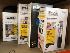 QUANTITY OF HEALTH & BEAUTY ITEMS TO INCLUDE WAHL GROOMSMAN RECHARGEABLE BEARD TRIMMER, GIFTS FOR HIM, BEARD TRIMMERS FOR MEN, STUBBLE TRIMMER, MALE GROOMING SET, CORDLESS BEARD TRIMMER, BEARD CARE K