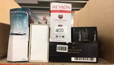 QUANTITY OF HEALTH & BEAUTY ITEMS TO INCLUDE REVLON HAIR TOOLS RVHA6017UK TANGLE FREE HOT AIR STYLER, BLACK: LOCATION - C RACK